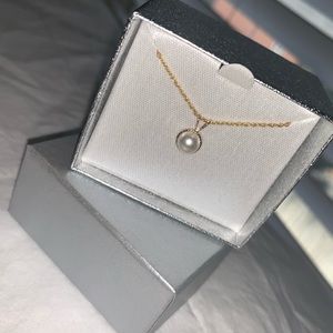 NEW Freshwater Pearl Pendant in 14k Yellow Gold